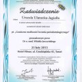 Zaśw.-udział w kursie medycznym: