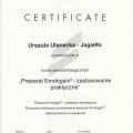Certyfikat (Straumann) - kurs - Preparat Emdogain - zastosowanie praktyczne